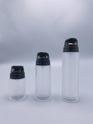 Ανακυκλωμένα μπουκάλια 50ml 100ml 150ml αντλιών βιδών PP χωρίς αέρα