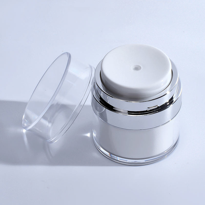 30ml 50ml επαναληπτικής χρήσεως βάζο αντλιών πολυτέλειας χωρίς αέρα για το ίδρυμα κρέμας
