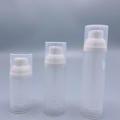 15ml 30ml 50ml PP επαναχρησιμοποιήσιμα μπουκάλια αντλίας χωρίς αέρα για τη φροντίδα του δέρματος