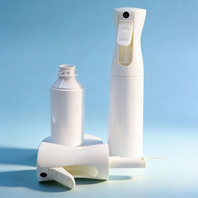 Πλαστικό μπουκάλι ψεκασμού ομίχλης 300 ml για διαλύματα καθαρισμού OEM συνεχείς φιάλες ψεκασμού ομίχλης με λογότυπο