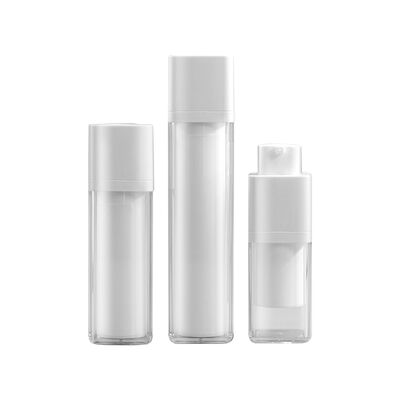Ζεστή πώληση 15ml 30ml 50ml διπλά στρώμα άνευ αέρα μπουκάλι αντλία για την προσωπική φροντίδα χονδρική εργοστάσιο υψηλής ποιότητας για σαμπουάν
