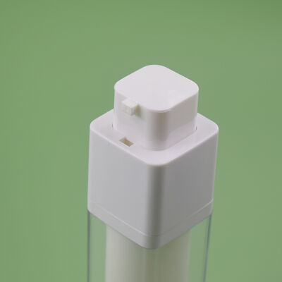 Ζεστή πώληση 15ml 30ml 50ml διπλά στρώμα άνευ αέρα μπουκάλι αντλία για την προσωπική φροντίδα χονδρική εργοστάσιο υψηλής ποιότητας για σαμπουάν