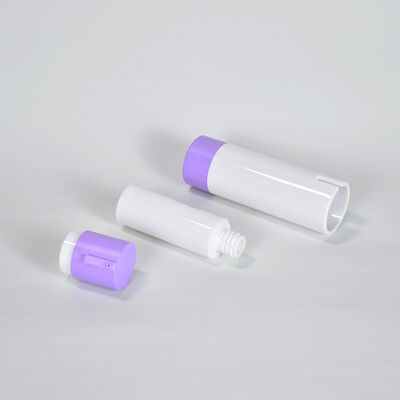 Ανακυκλώσιμο ιδιωτικό σήμα 15ml 30ml 50ml Στρογγυλό σχήμα Custom Ροζ Πορφυρό Χρώμα Ανερό ABS Λοσιόν Φιαλίδιο για συσκευασία περιποίησης δέρματος