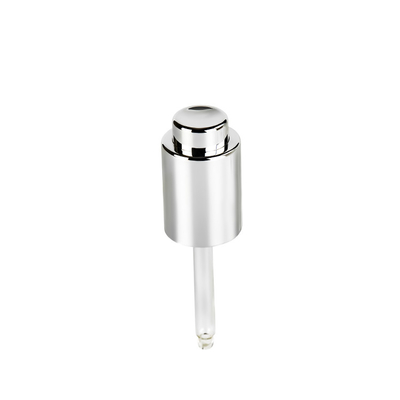 Dropper γυαλιού 18mm καλλυντικό μικρό γύρω από τη μορφή με το κουμπί ώθησης μπαμπού